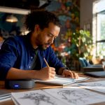 Freelance game designer working with AI tools