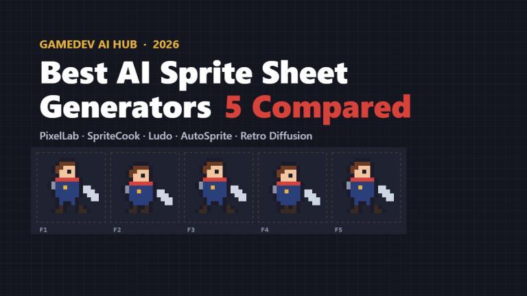 AI sprite sheet generator comparison: pixel art swordswoman walk cycle frames